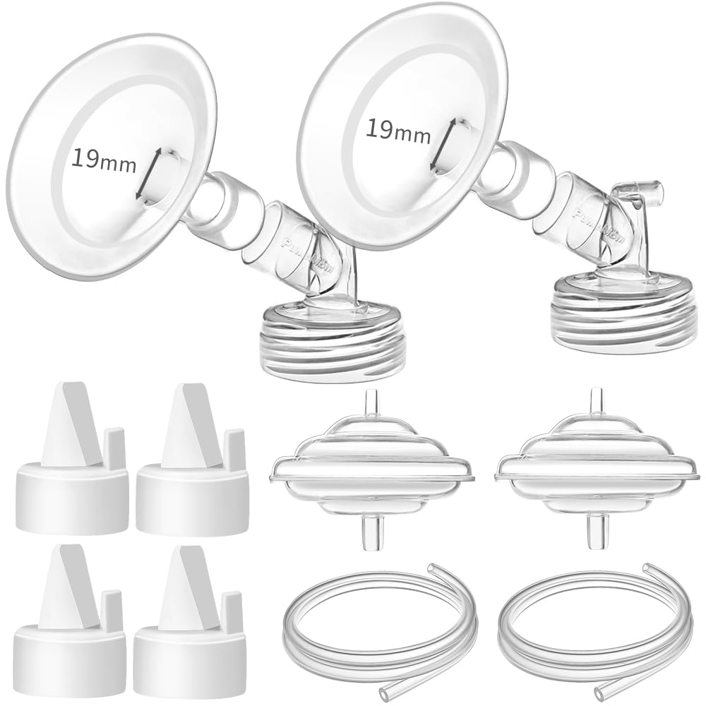 PumpMom-us 19mm oval flange for natural fit during pumping