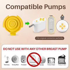 PumpMom-US compatible with Medela pump parts display, showcasing broad model coverage.