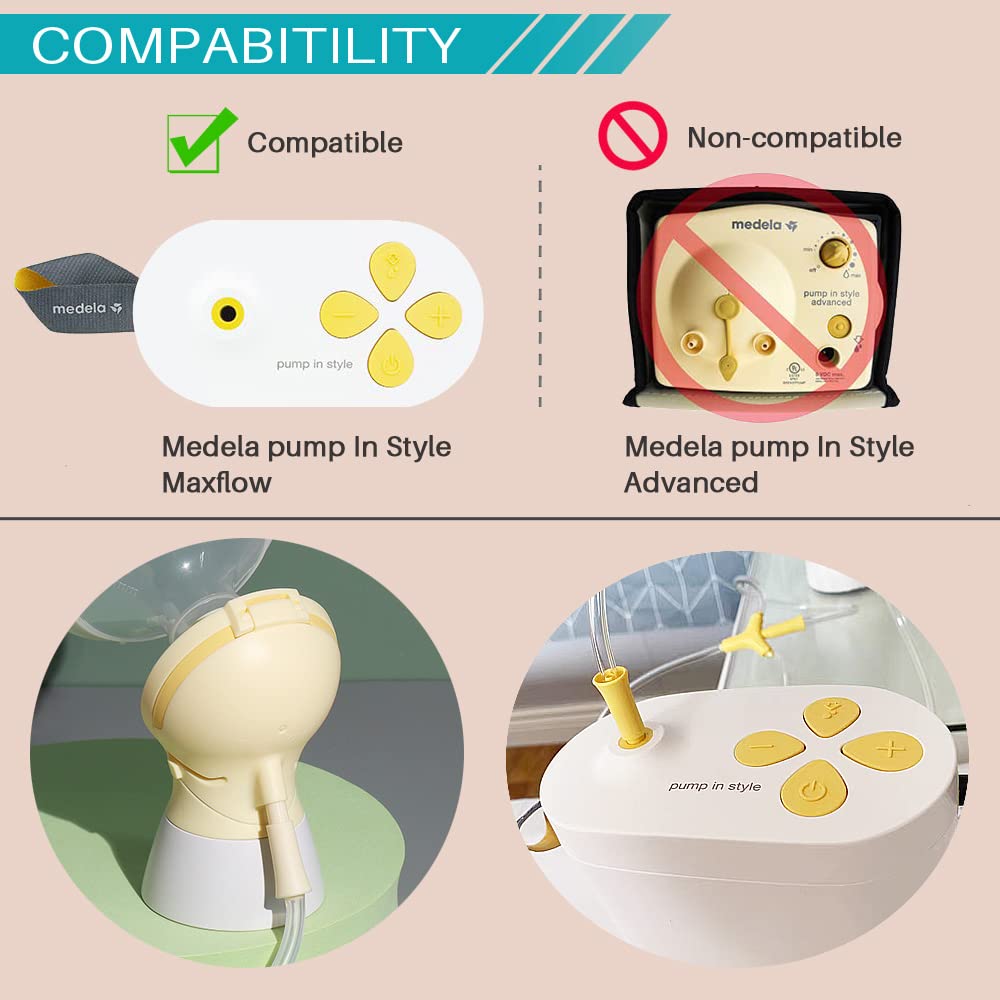 PUMPMOM-US use-case tubing fits Medela systems for steady pumping sessions.