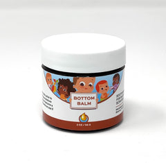 Punkin Butt Bottom Balm packaging front highlights natural ingredients for gentle care.