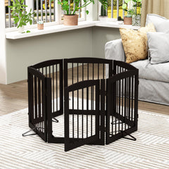 PUPETPO 120-inch wide dog gate fits large openings and spaces.