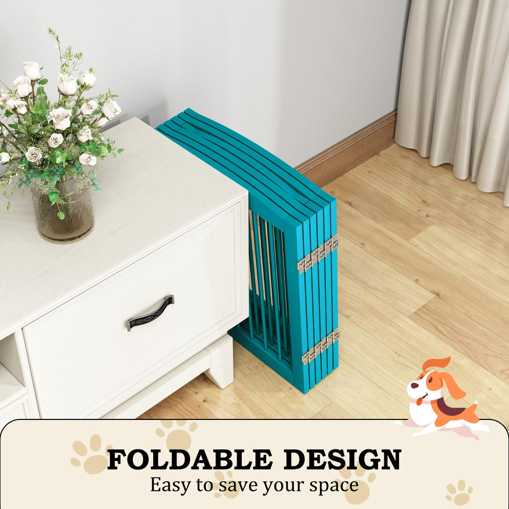 360-degree hinges let the gate adapt to irregular spaces near stairs or hallways.