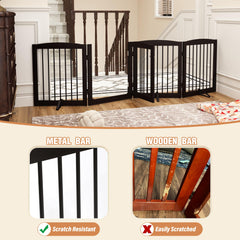 PUPETPO gate features 360 degree hinges for versatile room layouts
