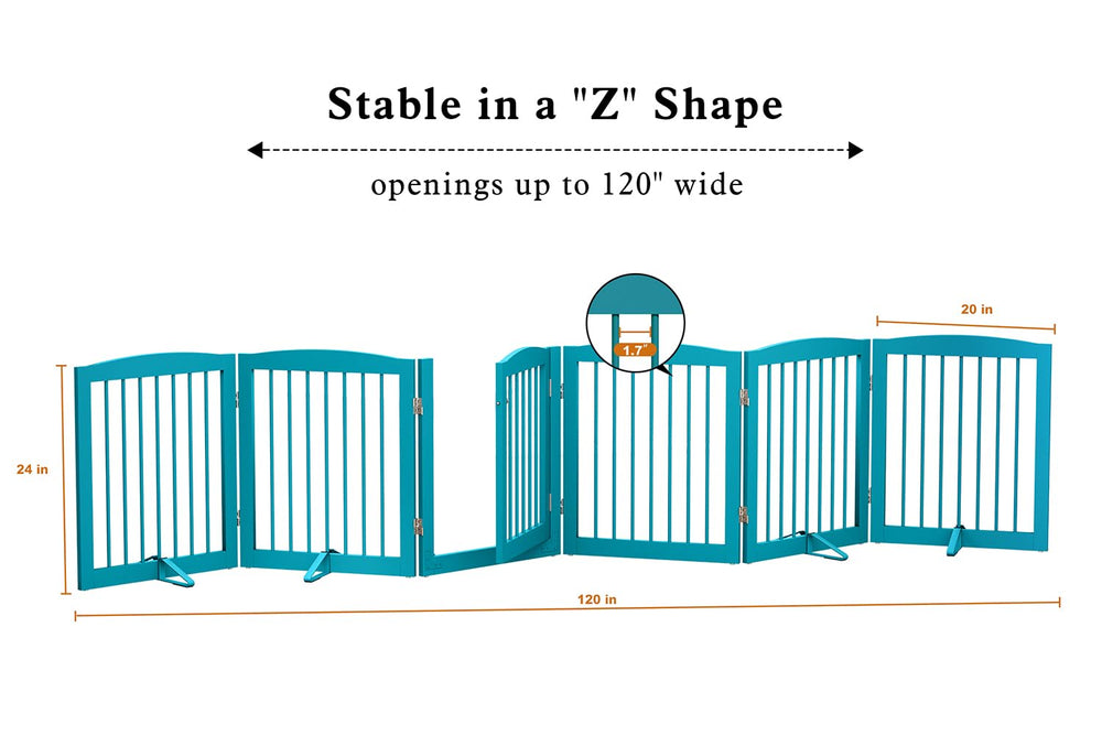 Pre-assembled gate requires no wall mounting for quick setup and portability.