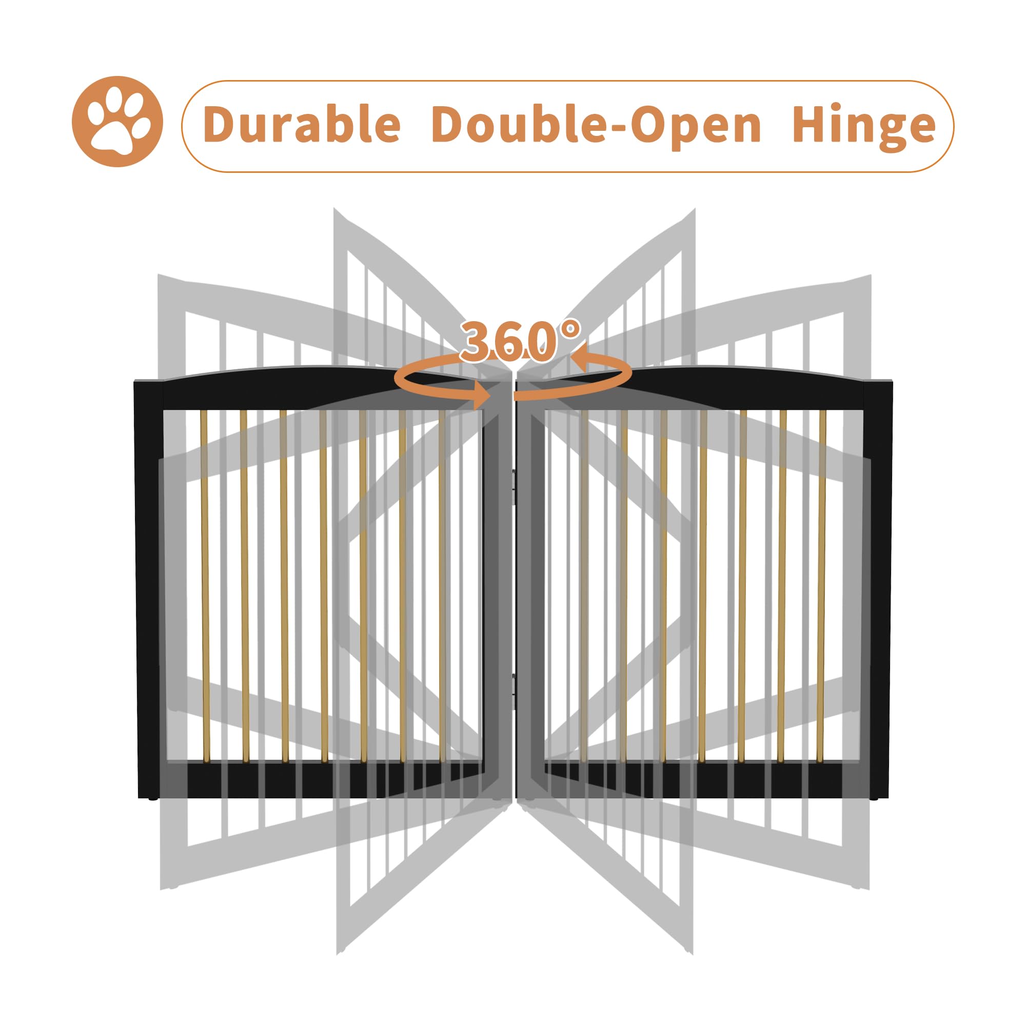PUPETPO foldable gate ideal for stairs and doorways