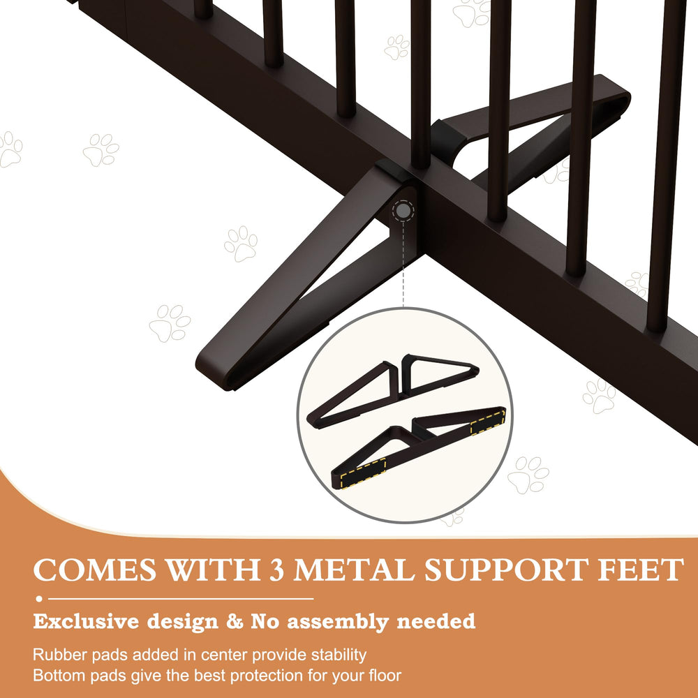 PUPETPO MDF construction offers sturdy stability with included support feet