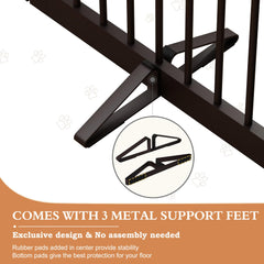 PUPETPO MDF construction offers sturdy stability with included support feet