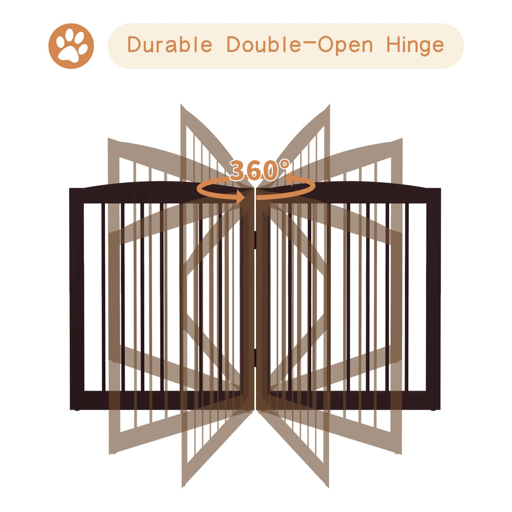 PUPPETPO 360-degree hinges enable flexible space blocking.