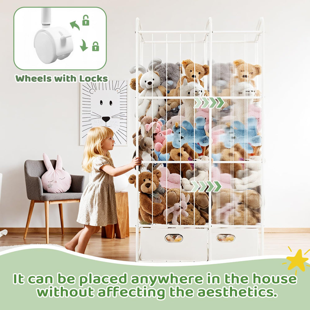 Puppiluv durable metal construction with rounded corners for safety.