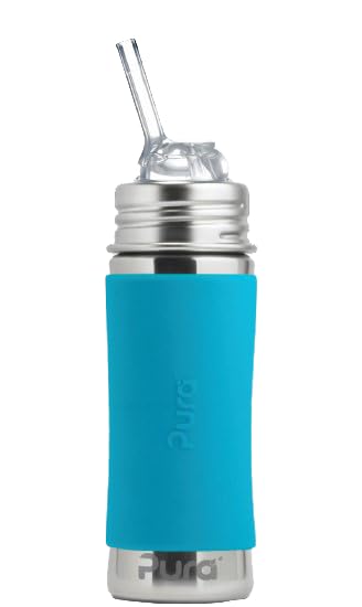 Pura Kiki Aqua bottle front view for safe, versatile kid hydration.
