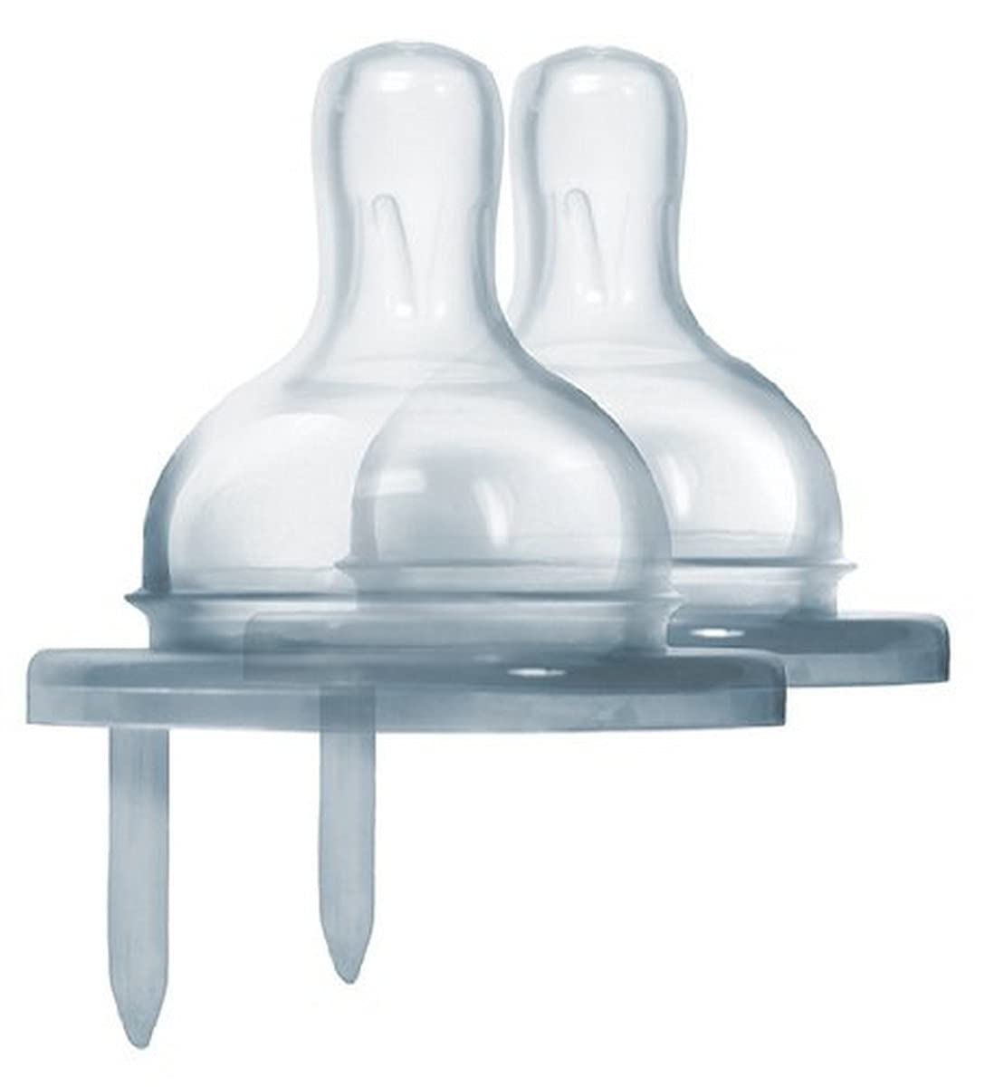 Pura Kiki bottle nipple medium flow 2-pack for comfortable babies during feeding