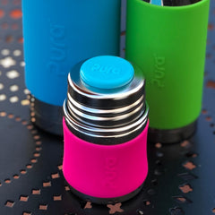 Pura Kiki sealing disk closeup highlighting plastic-free silicone material and seal.