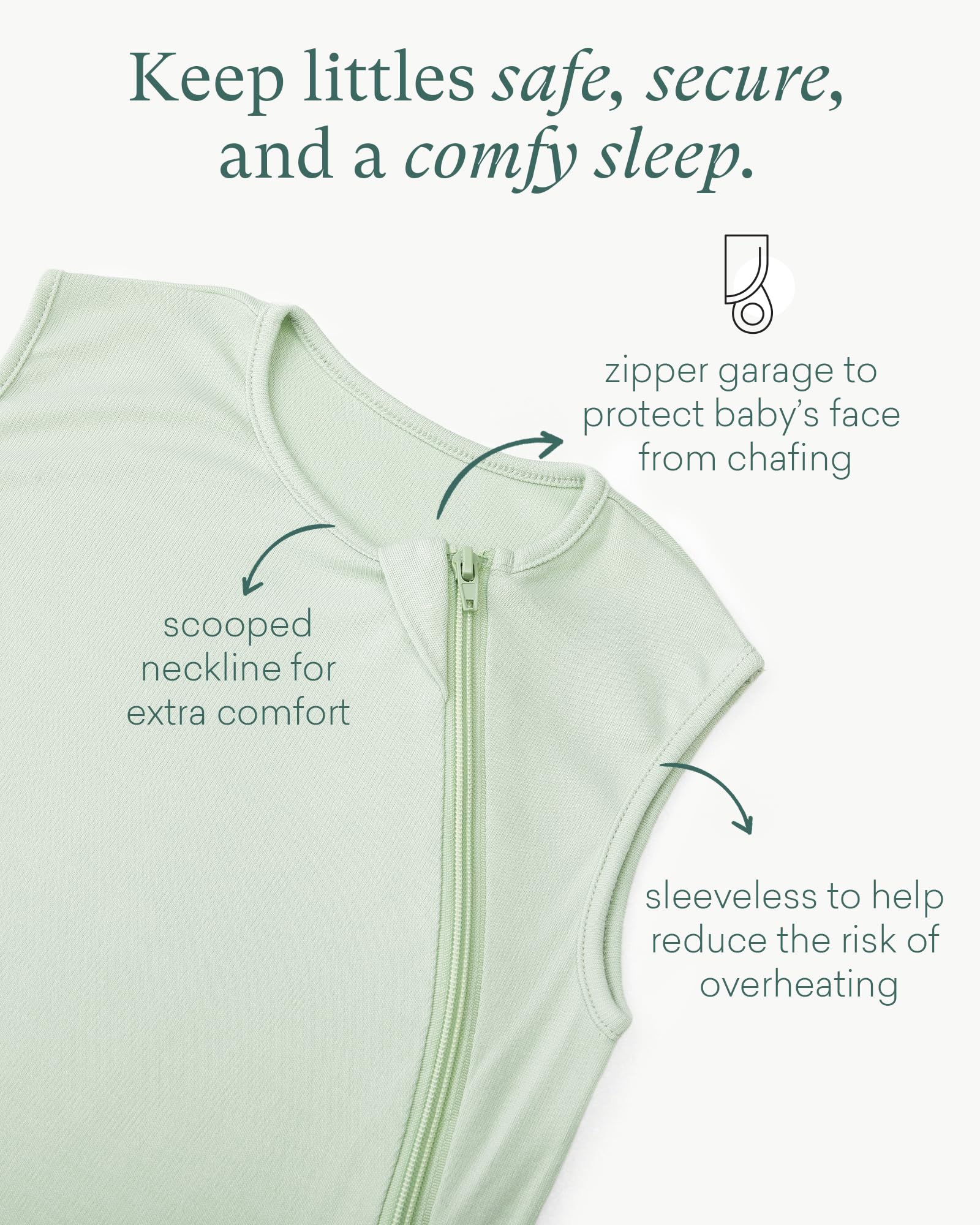 PurComfy 0.5 TOG warmth suitable for summer nights.
