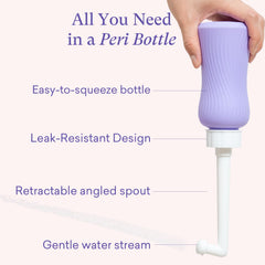PurComfy 14-hole nozzle delivers smooth, controlled water flow.