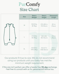Active toddler movement in PurComfy sleep sack designed for early walkers.