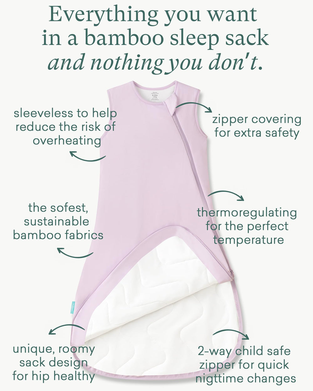 PurComfy bamboo viscose fabric close-up, soft and gentle for sensitive toddler skin.
