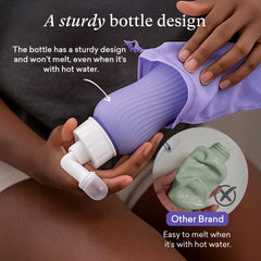 PurComfy BPA-free soft bottle offers gentle squeezing and comfortable handling.