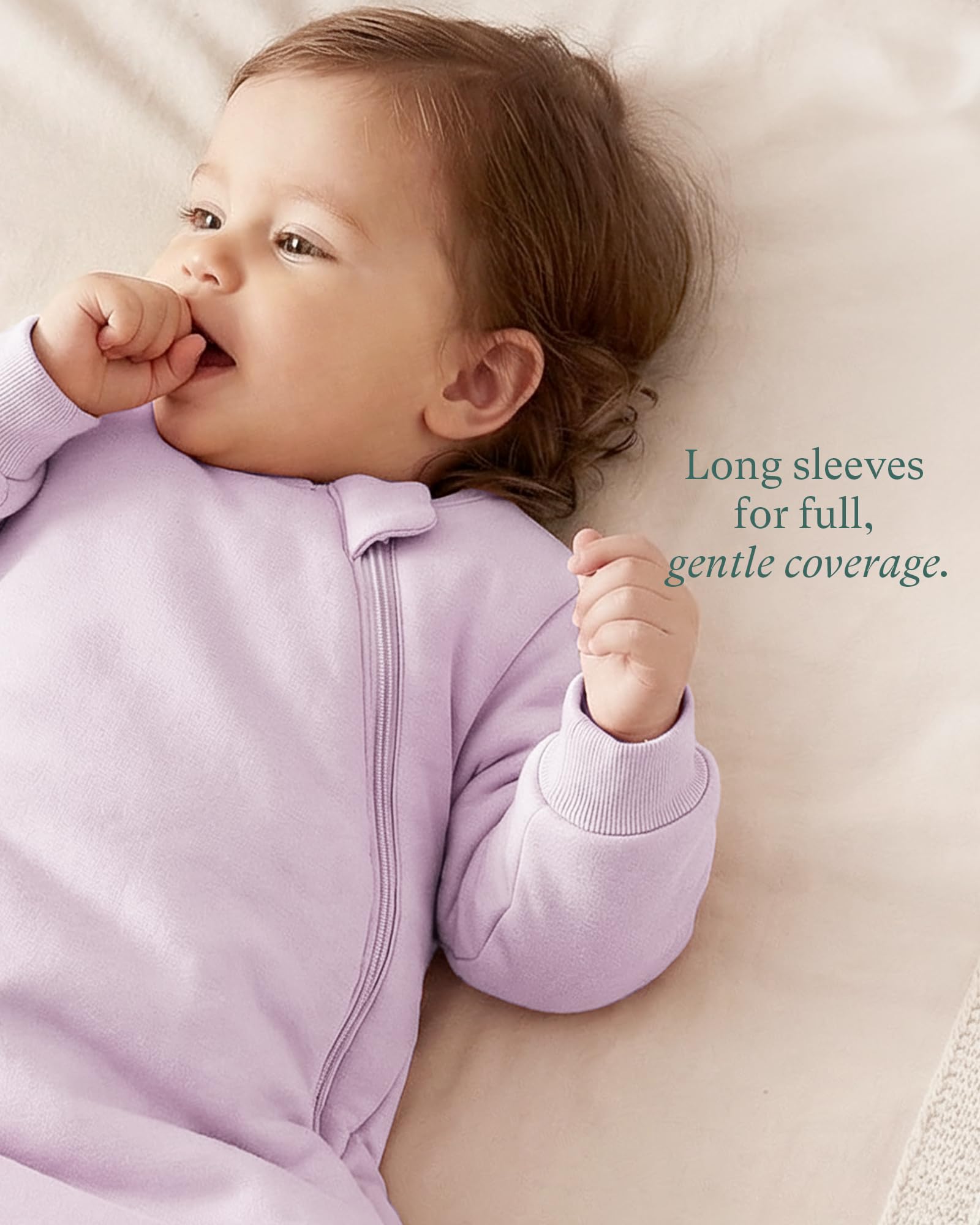 PurComfy sleepsack facilitates quick night diaper changes from bottom up.