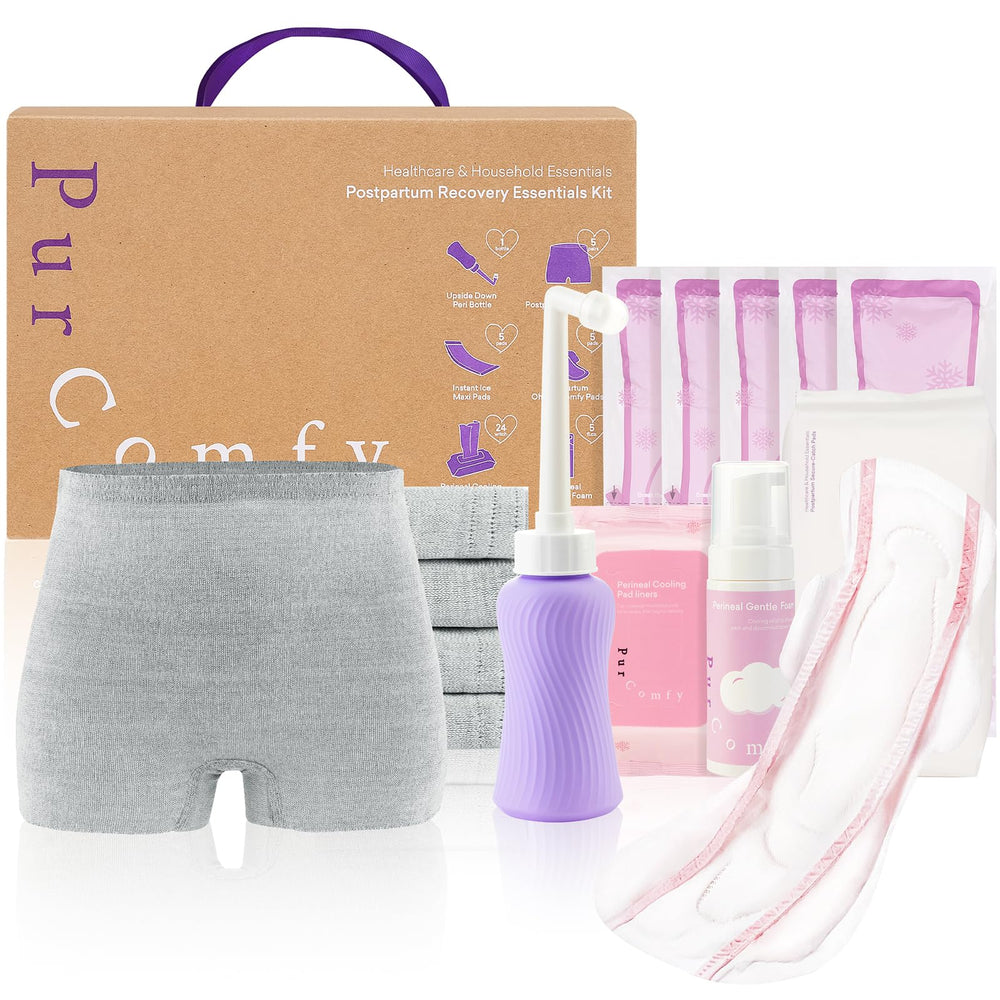 PurComfy postpartum underwear 5-pack for breathable comfort during recovery
