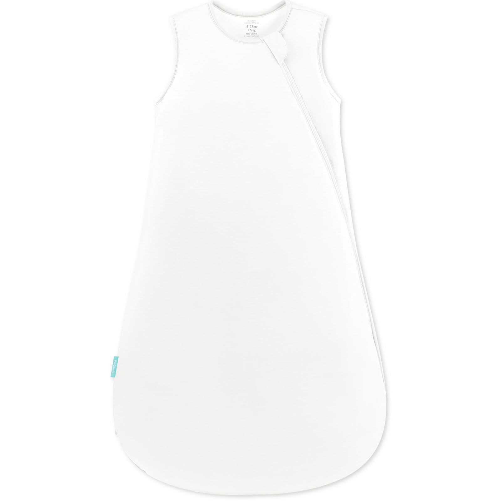 PurComfy Quilted Supersoft Sleep Sack in cream for warm, secure nights.