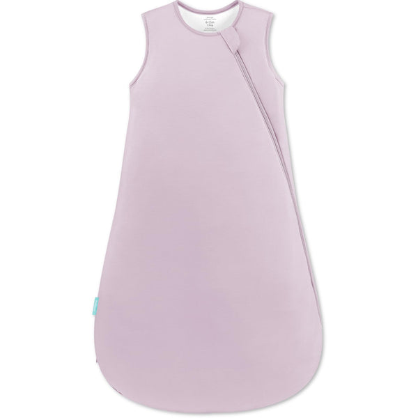 PurComfy quilted sleep sack in lilac provides warm, secure nights for baby.