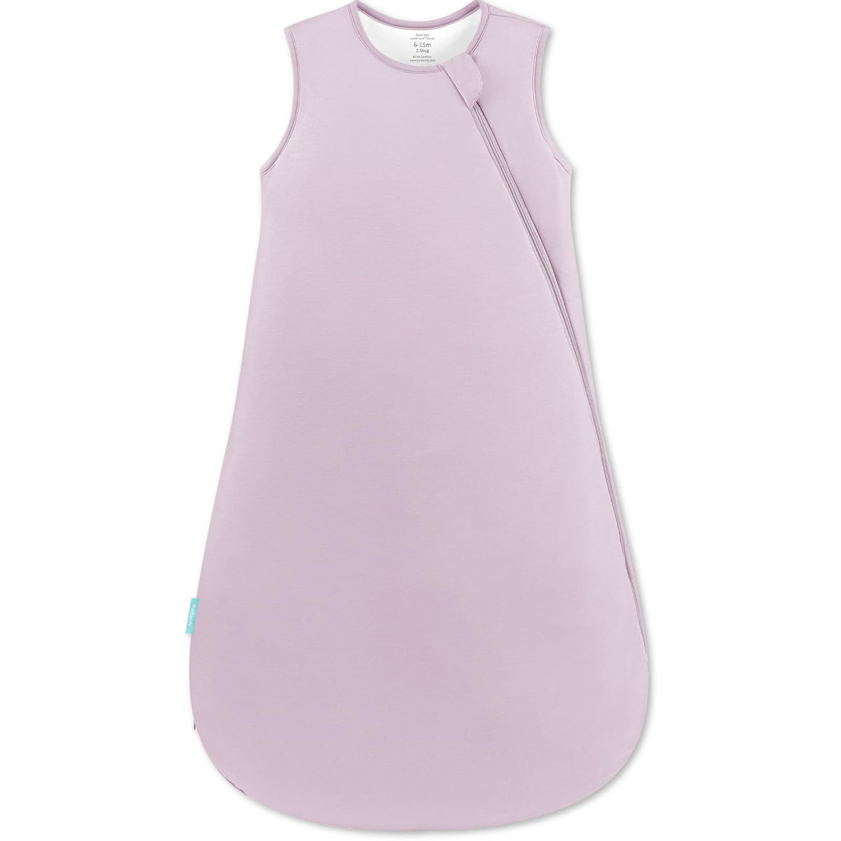 PurComfy quilted sleep sack in lilac provides warm, secure nights for baby.