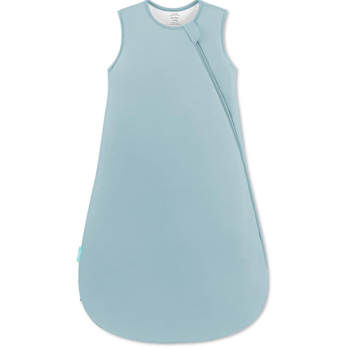 PurComfy Quilted Supersoft Sleep Sack in slate fabric close-up highlighting plush texture.