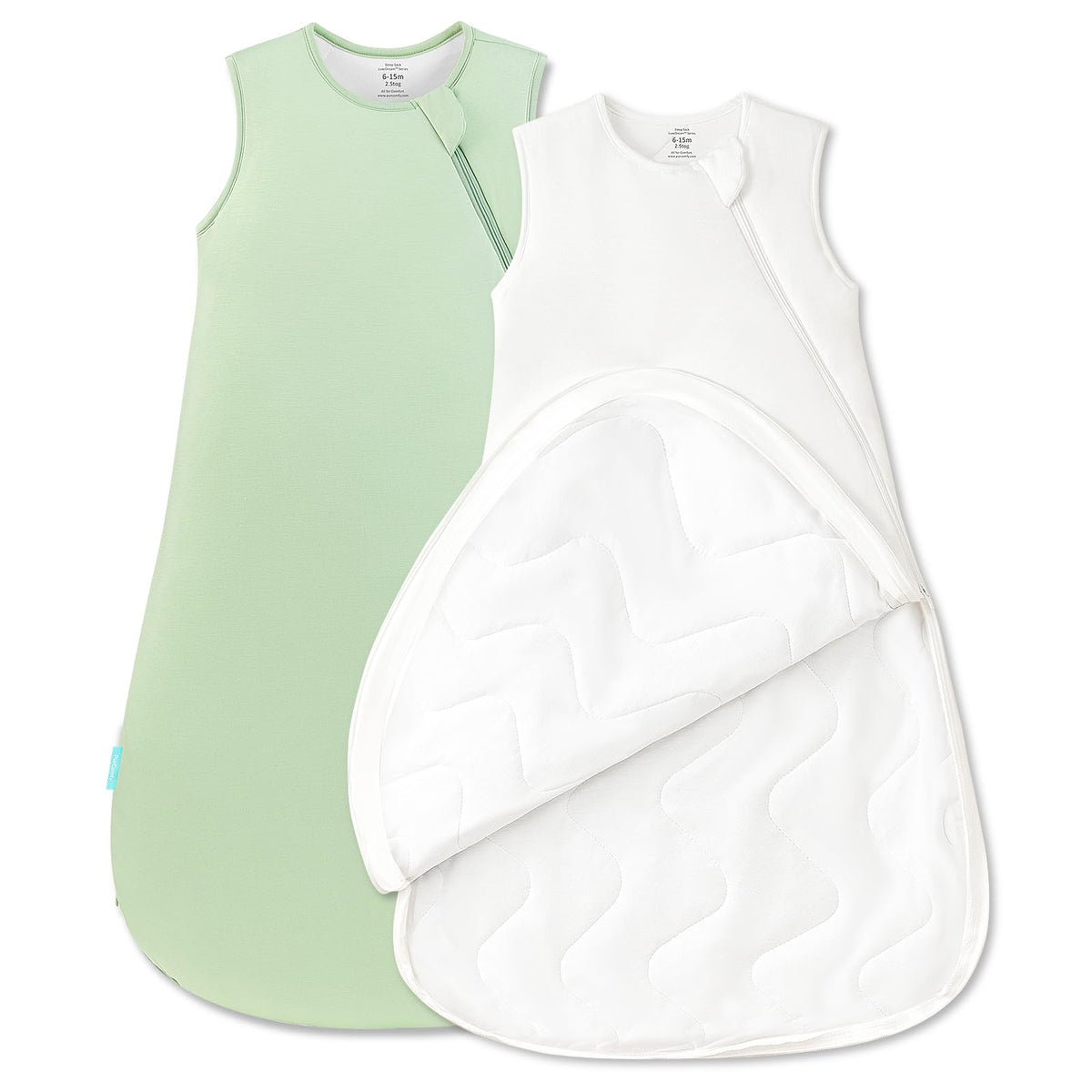 PurComfy Quilted Supersoft Sleep Sack shows plush quilted warmth for baby nights.