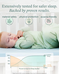 PurComfy Signature viscose fabric sleep sack keeps baby cozy and breathable.