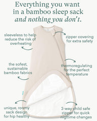 PurComfy sleep sack with roomy fit allowing leg movement