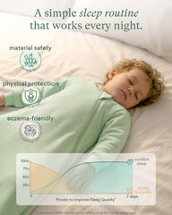 PurComfy Supersoft sleep sack on baby showing sleeve warmth and secure fit.