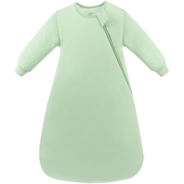 PurComfy Supersoft sleep sack in sage, front view, showcasing snug wearable blanket design for secure nights
