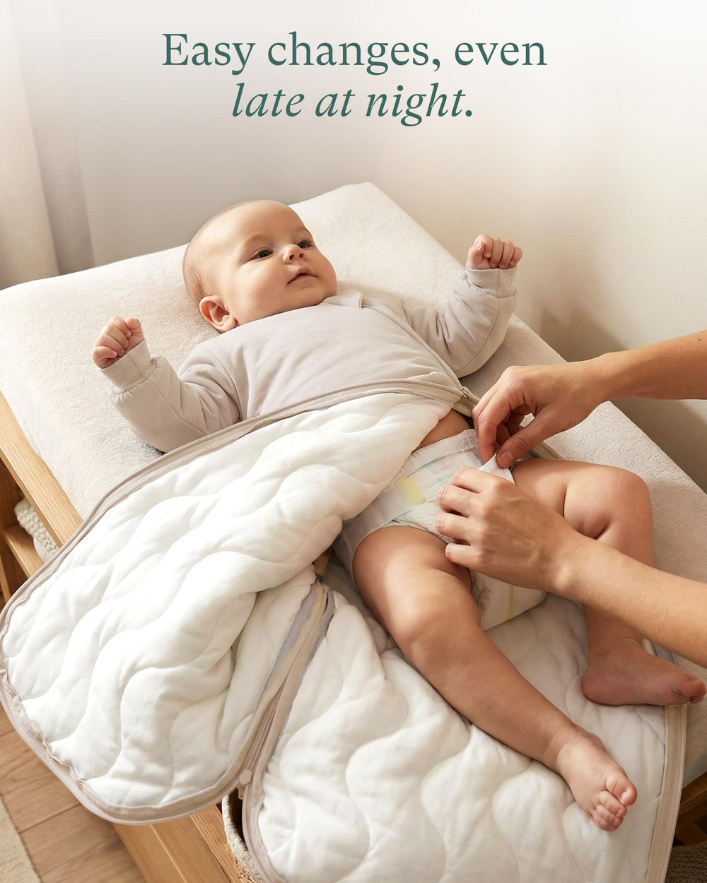 PurComfy Supersoft sleeves provide warm arms with freedom of movement.