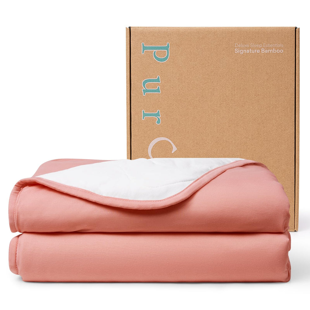PurComfy Supersoft Toddler Comforter provides full coverage for restless sleepers in bed