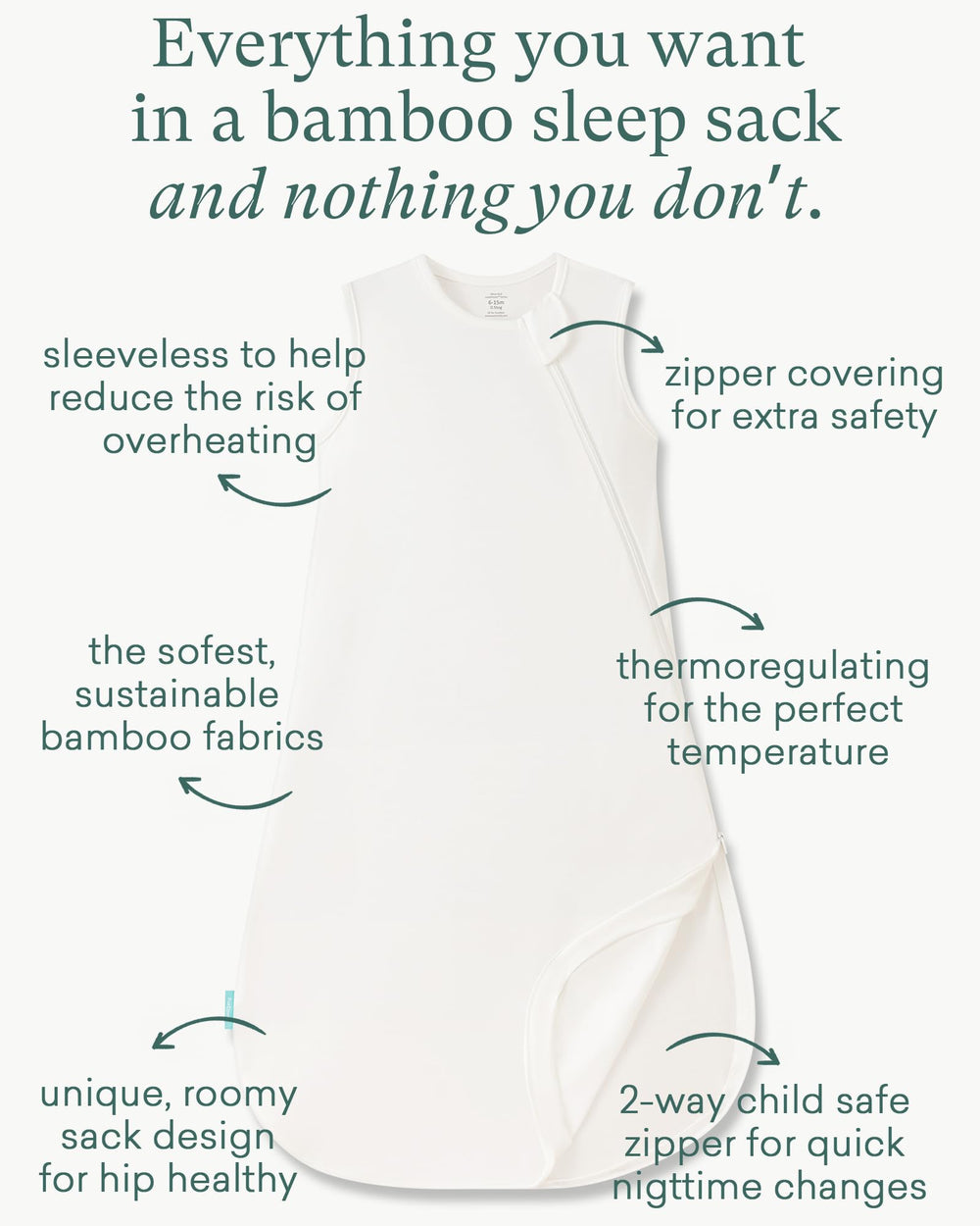PurComfy toddler sleep sack with roomy fit for active kids.