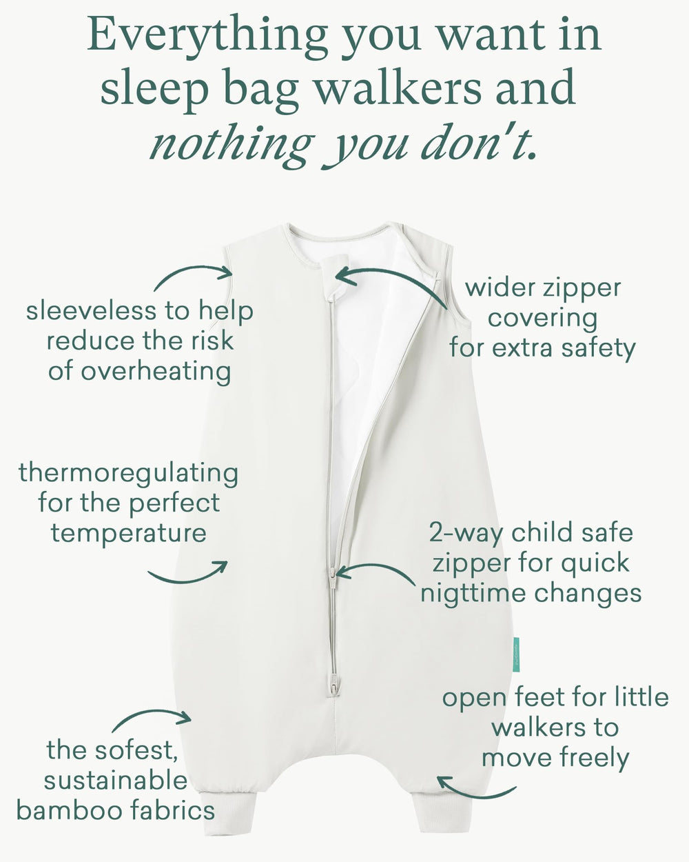 PurComfy ultra-soft bamboo fabric provides breathable comfort for sensitive skin.