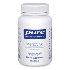 Pure Encapsulations MenoVive bottle for daily menopausal support.