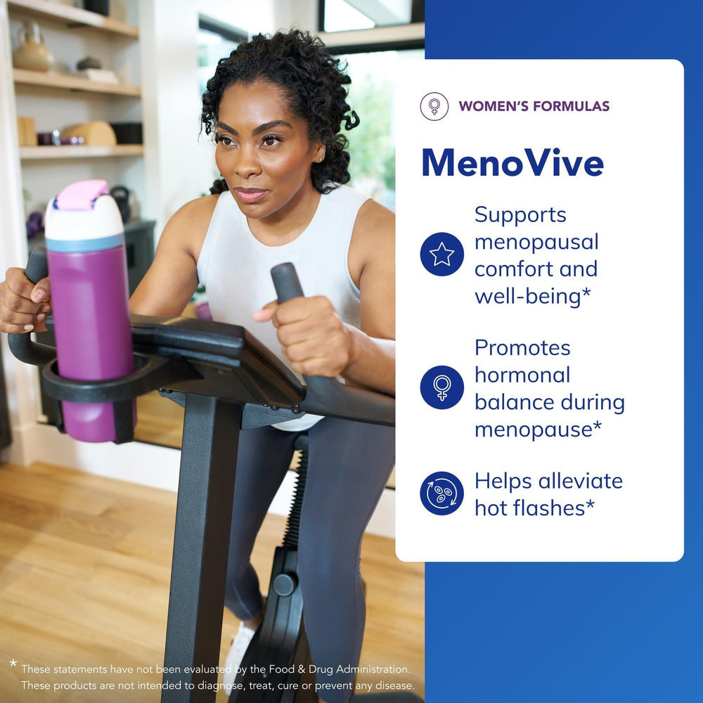 Pure Encapsulations MenoVive label highlighting purity and ingredients.
