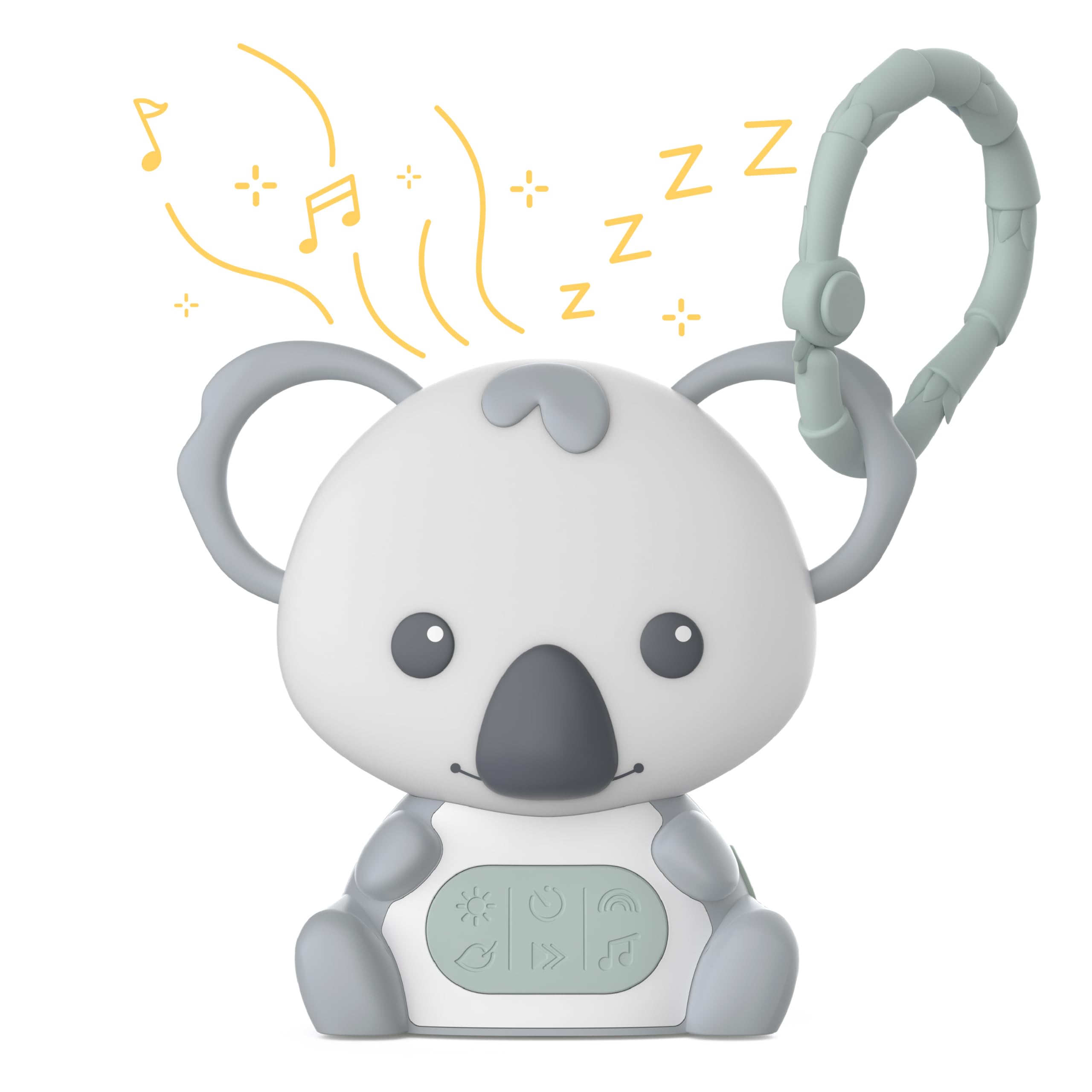 PureEnrichment PureBaby Koala sound machine, portable sleep aid for stroller use