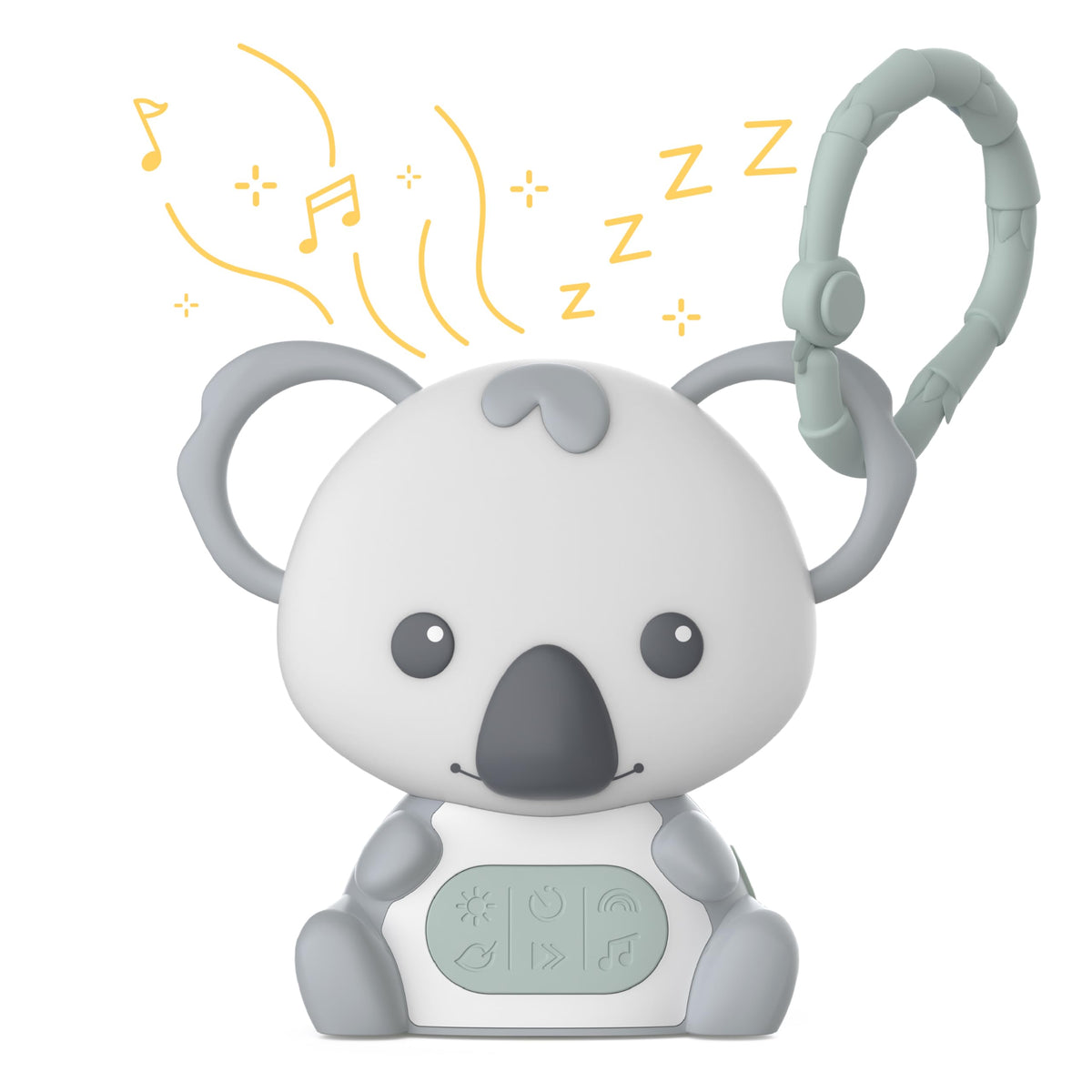 PureEnrichment PureBaby Koala sound machine, portable sleep aid for stroller use