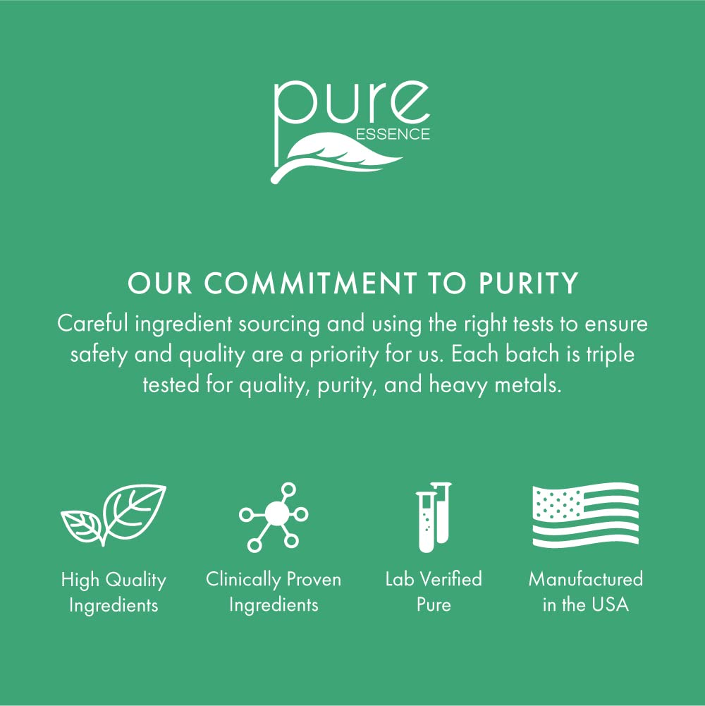 Pure Essence Labs Transitions adrenal support concept with imagery of resilient wellbeing