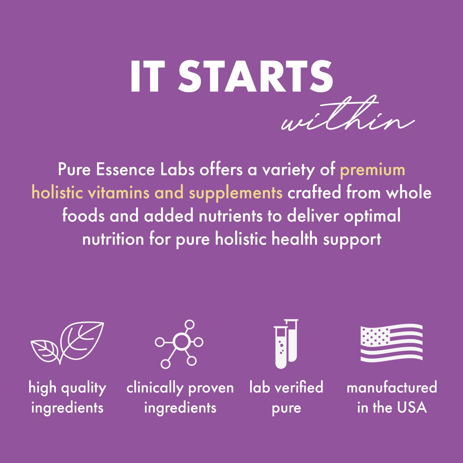 Pure Essence Labs Transitions packaging highlights eco-friendly, premium menopause care