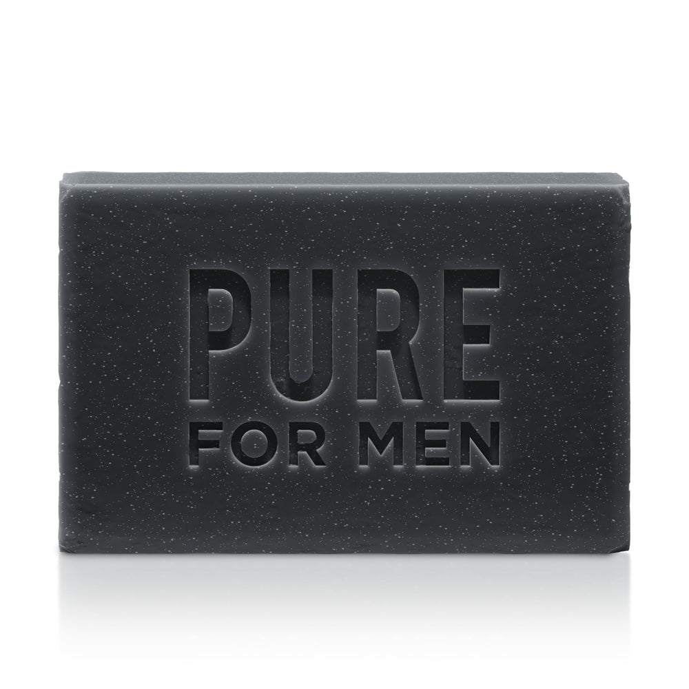 Pure for Men soap bar safe for face, body, and hair use.