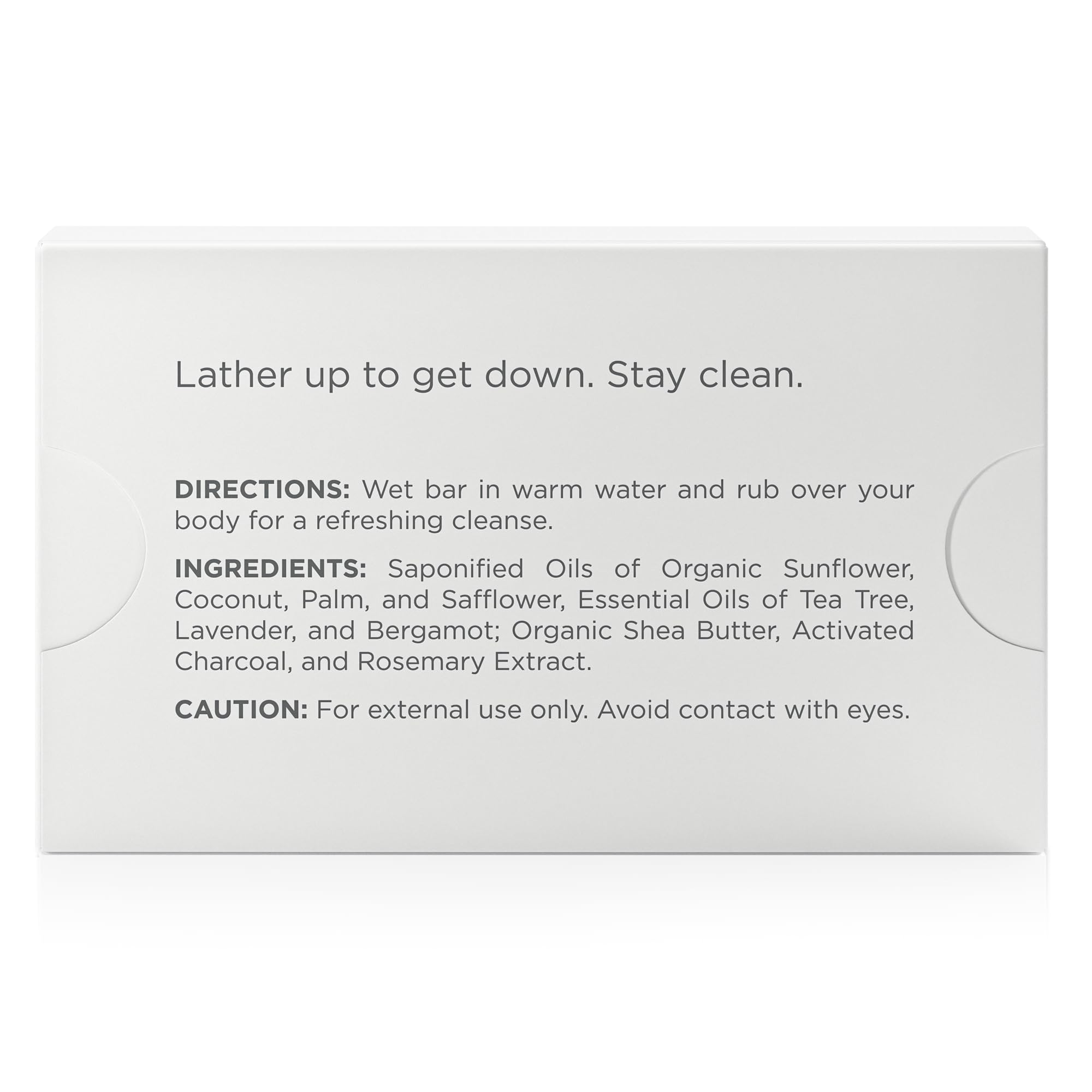 Post-workout refresh with activated charcoal cleansing and clean scent.