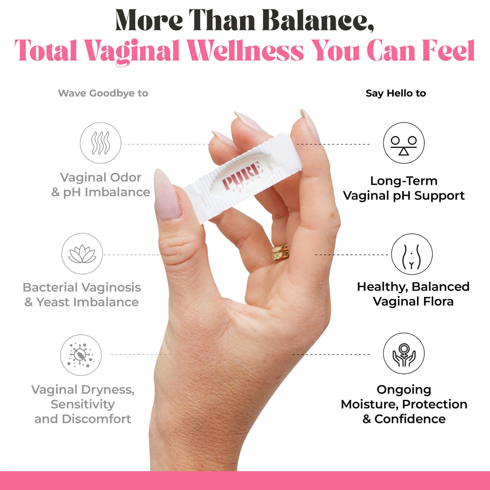 PURE WOMAN pH-ighter 10 hyaluronic-acid care shown for hydration benefits.