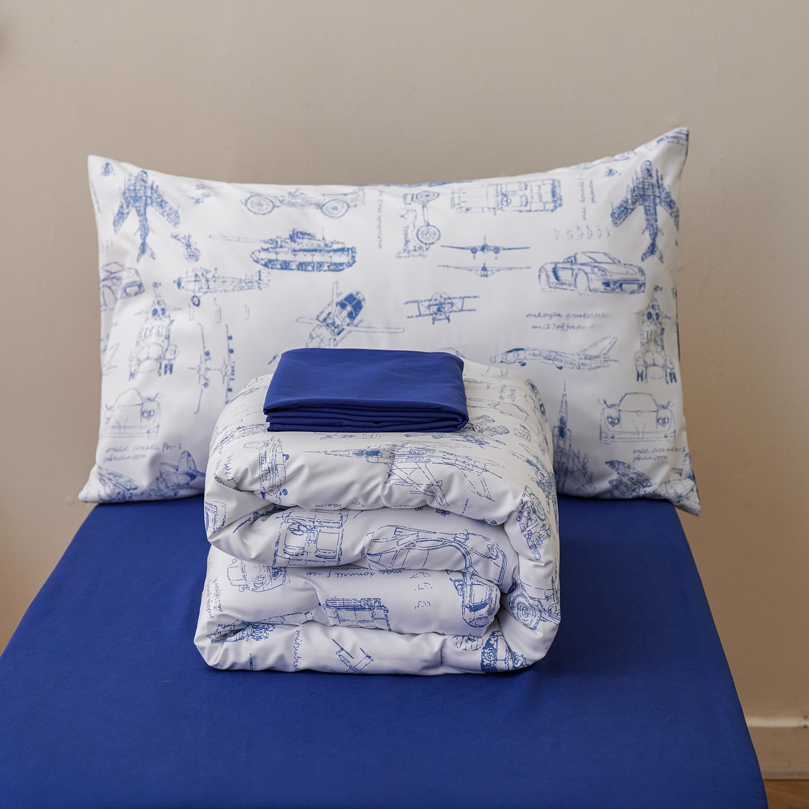 Pureant pillowcase image shows complete 4-piece set and gentle finish.