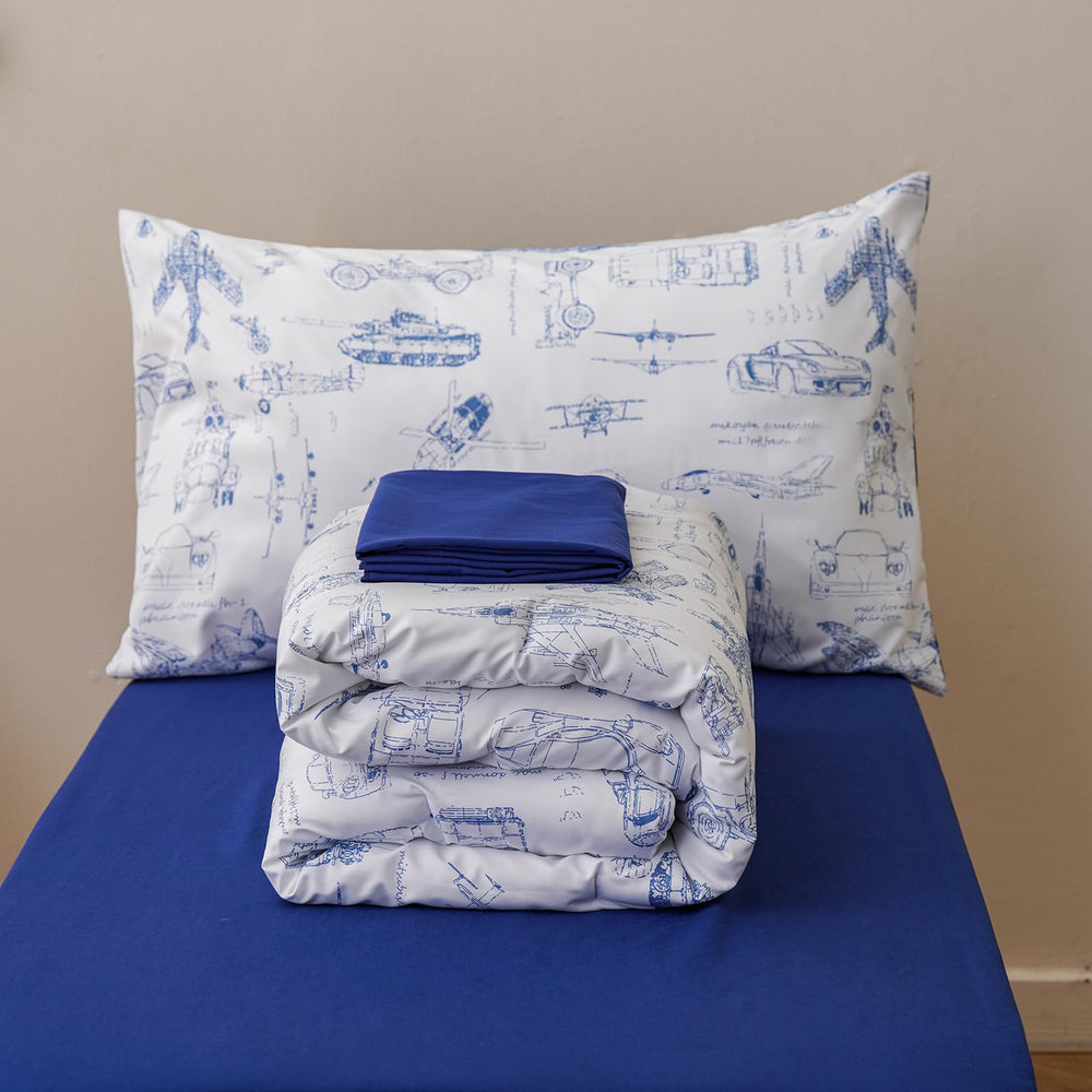 Pureant pillowcase image shows complete 4-piece set and gentle finish.