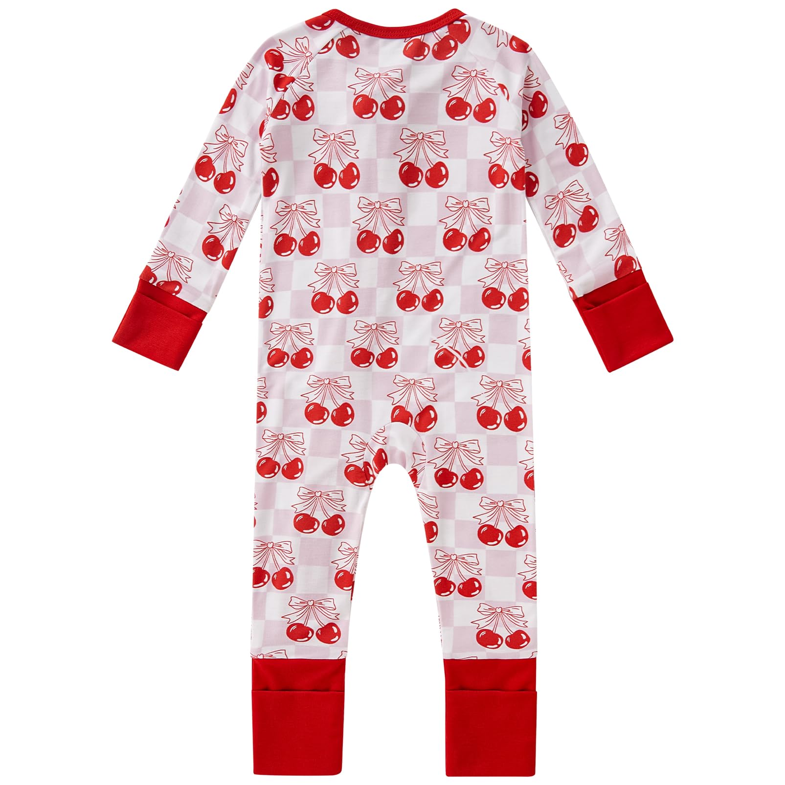 Pureborn sleeper with reversible mittens demonstrating scratch protection for delicate skin
