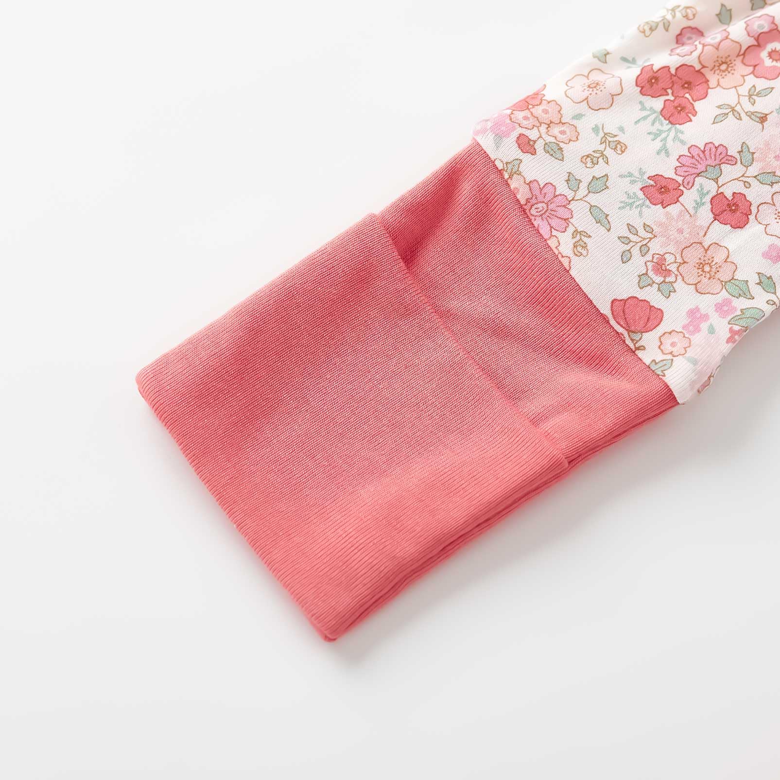 Pink floral pattern makes this sleeper a sweet gift idea.