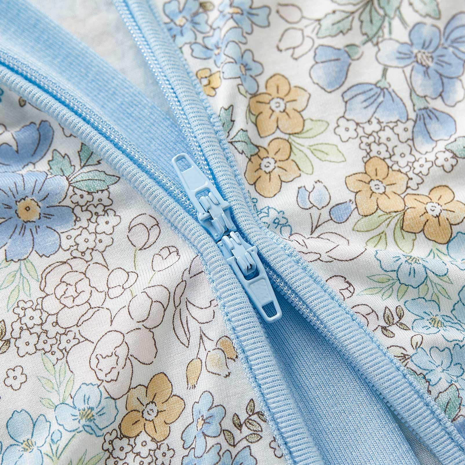 Pureborn bamboo sleeper crafted from breathable, stretchable fabric.